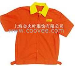 供应夏装工作服,短袖工作服,订做企业工作服