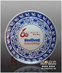 供应景德镇陶瓷厂家生产制作陶瓷纪念盘 典礼品 校庆纪念礼品