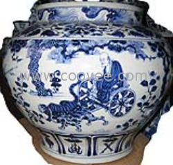 供应景德镇青花陶瓷，鬼谷青花罐，陶瓷装饰品，陶瓷收藏品，仿古工艺品，家居摆设品，乔迁礼品，传统青花瓷