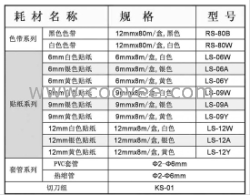 供应标映线号机碳带色带RS-80B