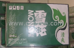 供应雪花听啤酒 345ML*24