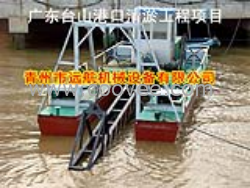 给广东台口做的清淤船