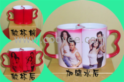 马克杯 广告陶瓷变色杯 天津陶瓷水杯厂家