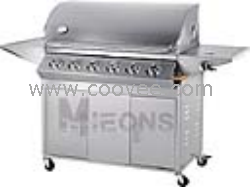 6炉头燃气烧烤炉 户外烤炉 BBQ烧烤炉