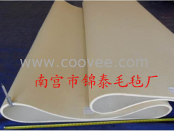 耐高温皮革熨革机毛毡套 呢毯带 毛毡带
