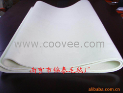 皮革压花机毛毡套 呢毯带 毛毡带 毛毯