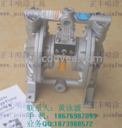 台湾迪成1/2&rdquo;气动双隔膜涂料输送泵浦