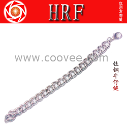 买潮流&ldquo;钛钢牛仔链&rdquo;&ldquo;不锈钢牛仔链&rdquo;