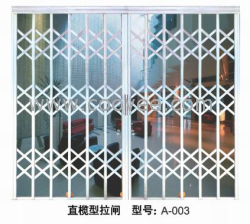 沙井不锈钢拉闸门 布吉全封闭推拉门 泥岗防盗平开门