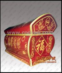 供应陶瓷骨灰盒 镀金骨灰盒 骨灰盒订做