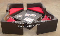 供应户外家具，编藤家具，仿藤桌椅