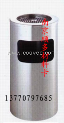 供应南京不锈纲垃圾箱，钢木结构，环卫垃圾桶