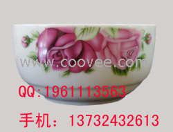 供应盘 新骨瓷盘，烤瓷碗 韩式碗 护边碗 重边碗 陶瓷碗