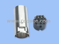 供应MINI DIN价格 MINI DIN 10PIN焊线公头22.2L