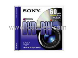 供应SONY 摄像机专用盘 DVD-RW 3.5寸单片60&uml;