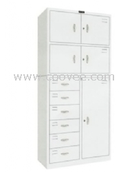 上下玻璃门柜，文件柜