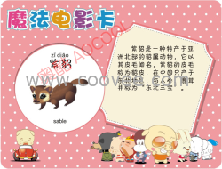 2012DIY玩具,奥酷电影卡片
