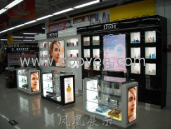 深圳化妆品专卖店设计-化妆品店面设计公司-化妆品展示柜制作