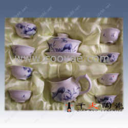 陶瓷茶具，陶瓷厂家，青花茶具