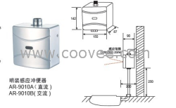 供应明装感应冲便器