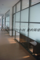 上海高隔间&mdash;高隔断&mdash;双层玻璃内置百叶