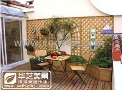 成都屋顶花园装修&mdash;置信丽都