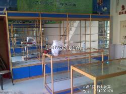 玻璃展柜 钛合金展柜 木制展柜