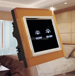 爱琪灯光型图案触摸开关智能墙壁开关