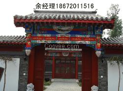 供应古建门|仿古门|园林景观门|小区门