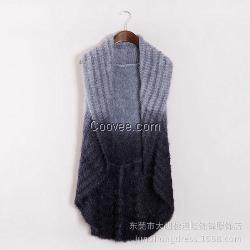 新款韩版修身无袖开衫加厚毛衣针织衫外套