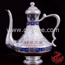 贺寿珐琅酒具银手工酒具