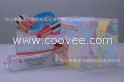 PVC折叠胶盒,透明包装盒,PVC彩印盒