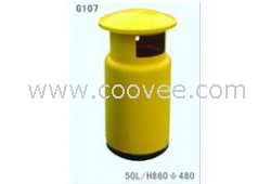 玻璃钢环卫垃圾桶50L