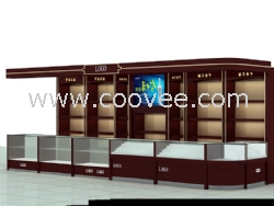 设计华丽时尚型珠宝展示柜