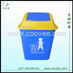 60L环保垃圾桶 翻盖桶