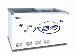 六月雪玻璃移动门冷藏冷冻互换柜 冰柜