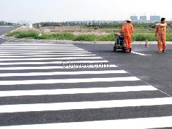 中山市人民路道路划线项目兼停车场划线方案