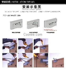 小区门重型自动关闭液压闭门器合页