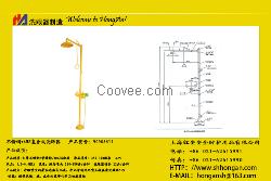 不锈钢+abs复合式洗眼器