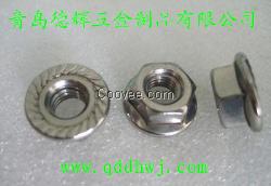 GB6177不锈钢304六角法兰面螺母