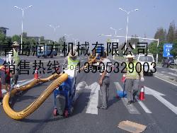 青岛润方提供路面标志线喷砂除锈机