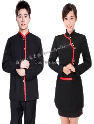 酒店服装定做_成都服务员服装定做