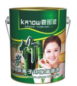 嘉图漆竹炭净味离子健康墙面漆