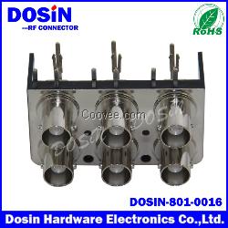 BNC2*3双排6路视频连接器