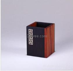 红木笔筒 红木礼品定制 成都怡佳文化