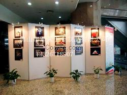摄影作品展板 摄影图片屏风 摄影书画展架