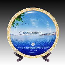 纪念盘定做 校庆礼品纪念盘 景德镇纪念盘