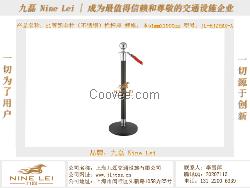 不锈钢黑金柱栏杆座_黑金柱挂绳栏杆座
