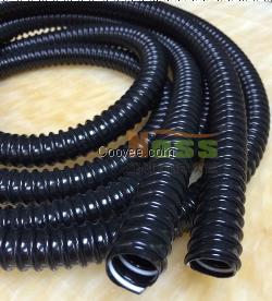 深圳诺思黑色防静电塑料波纹软管